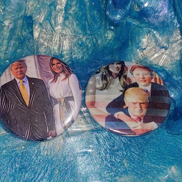 President Trump, First Lady Melania & Barron Pins